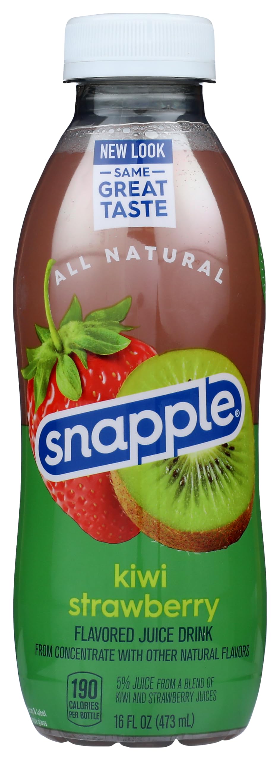 SNAPPLE KIWI STRAW, 16 Fl Oz (Pack of 12)