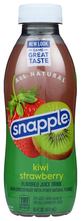 SNAPPLE KIWI STRAW, 16 Fl Oz (Pack of 12)