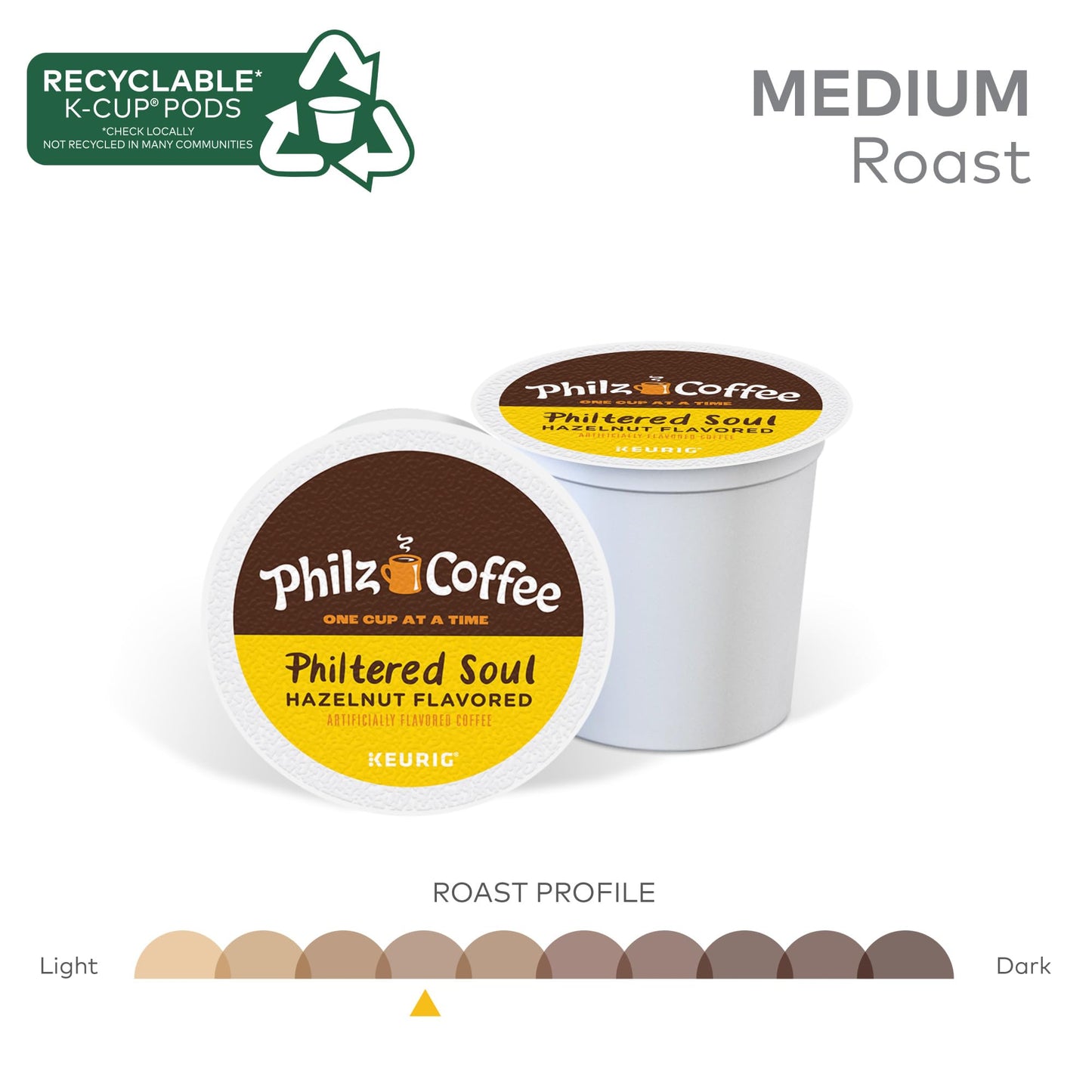 Philz Coffee Philtered Soul K-Cup® Pod Coffee, Single Serve Keurig® K-Cup® Pods, Medium Roast Coffee, 20 count