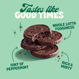 Back to Nature Fudge Mint Cookies, Plant-Based, Non-GMO, Made with Wheat Flour, Snack Happy, 5.5 oz Box