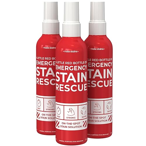 Emergency Stain Rescue Stain Remover Spray - Emergency Stain Spray for Laundry & Carpet - Upholstery & Fabric Treater - No Added Phosphates Wine