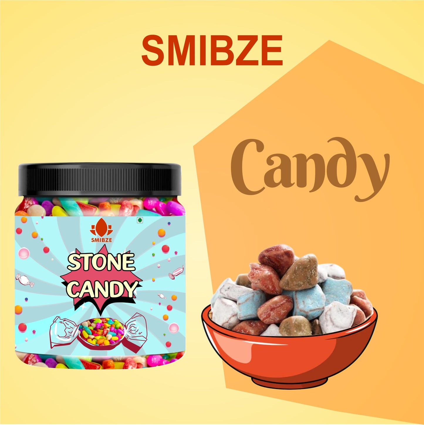 SMIBZE Natural Stone Candy 150 GM (Pack of 1) SMIBZE