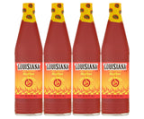 Louisiana Brand Hot Sauce Hotter Hot Sauce 6 Fl Oz (Pack of 4)