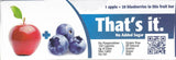 That's It Fruit Bars, Apple and Blueberry, Pack of 24 (2 Cases)