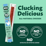 Mighty Spark Chicken Snack Sticks - Original Sea Salt & Pepper- 6g of Protein, No Antibiotics Ever, No Hormones Added, Gluten Free, Soy Free Meat