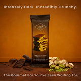 Rah Dark Dubai Chocolate Bar Pistachio, 3.5oz - 100g, Dubai Dark Chocolate Bar Pistachio | Loaded with Kunafa | Crunchiest Kataifi Delight Perfect