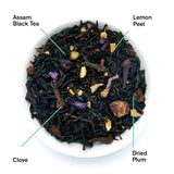 August Uncommon Metropolitan - Bergamot Plum Earl Grey Black Tea - Handcrafted Loose Leaf Tea for Daily Enjoyment - Smooth and Aromatic with Bright