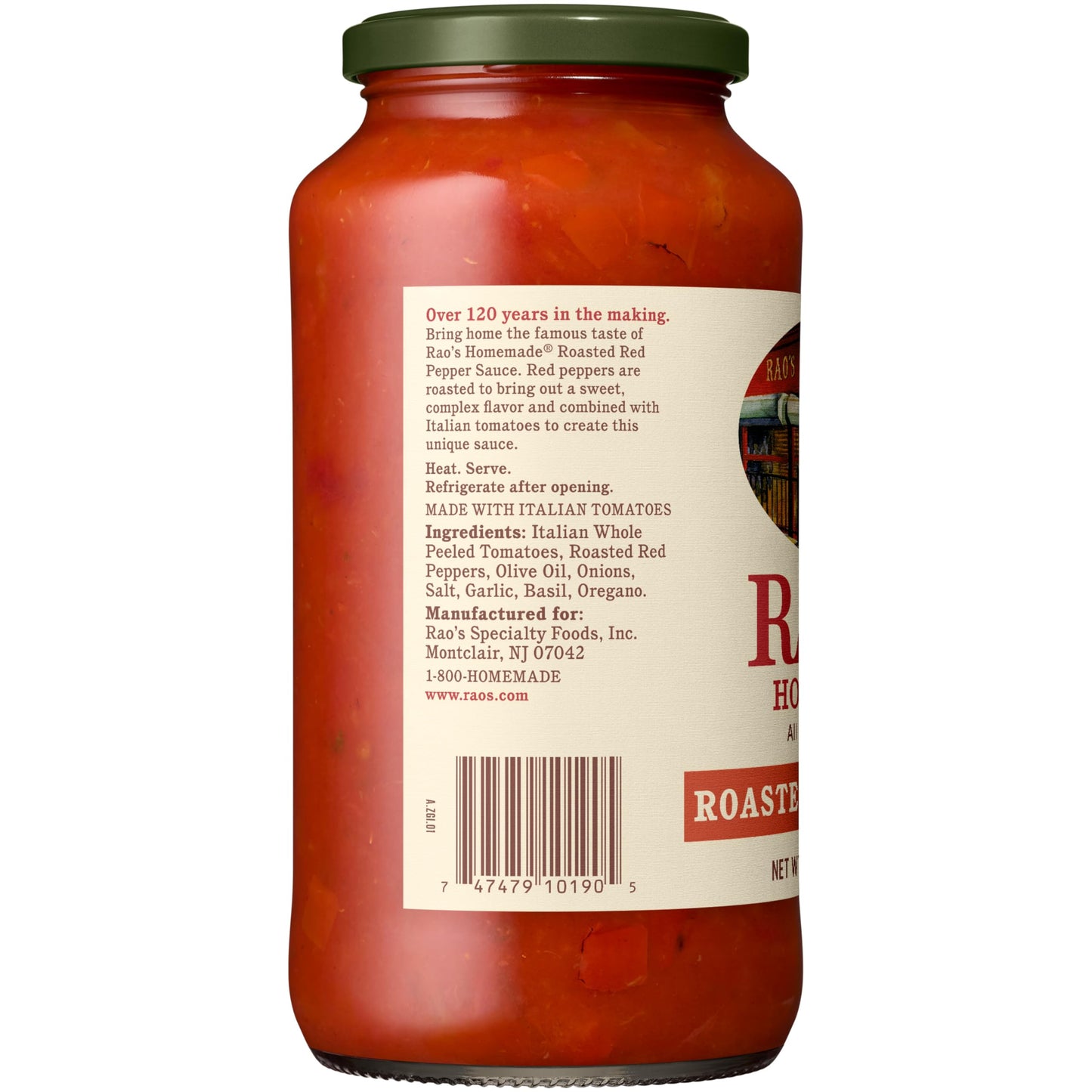 Rao's Homemade Roasted Red Pepper Sauce, 24 oz