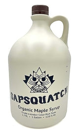 Sapsquatch Organic Maple Syrup - Gallon - Grade-A Amber Rich