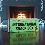 BAZARBUL International Snack Box, 12+ Global Snacks and Treats, Universal Snacking Experience Gift Box for Adults, Teens and Kids (Mini, 12, Count)