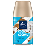 Glade Automatic Spray Refill, Cool Coconut, Scented Air Freshener for Home and Bathroom, 6.2 Oz