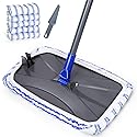 Masthome Microfiber Mop,Large Surface Flat Mop with 5 Reusable Pads,Hardwood Floor Mops for Dry and Wet Use,Microfiber Mops for Floor Cleaning-1