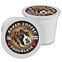 Boxer Coffee Chocolate Single Serve Pods, 48ct - Naturally Flavored Medium Roast Coffee - Specialty Grade, Artisan - Compatible with Keurig K-Cup