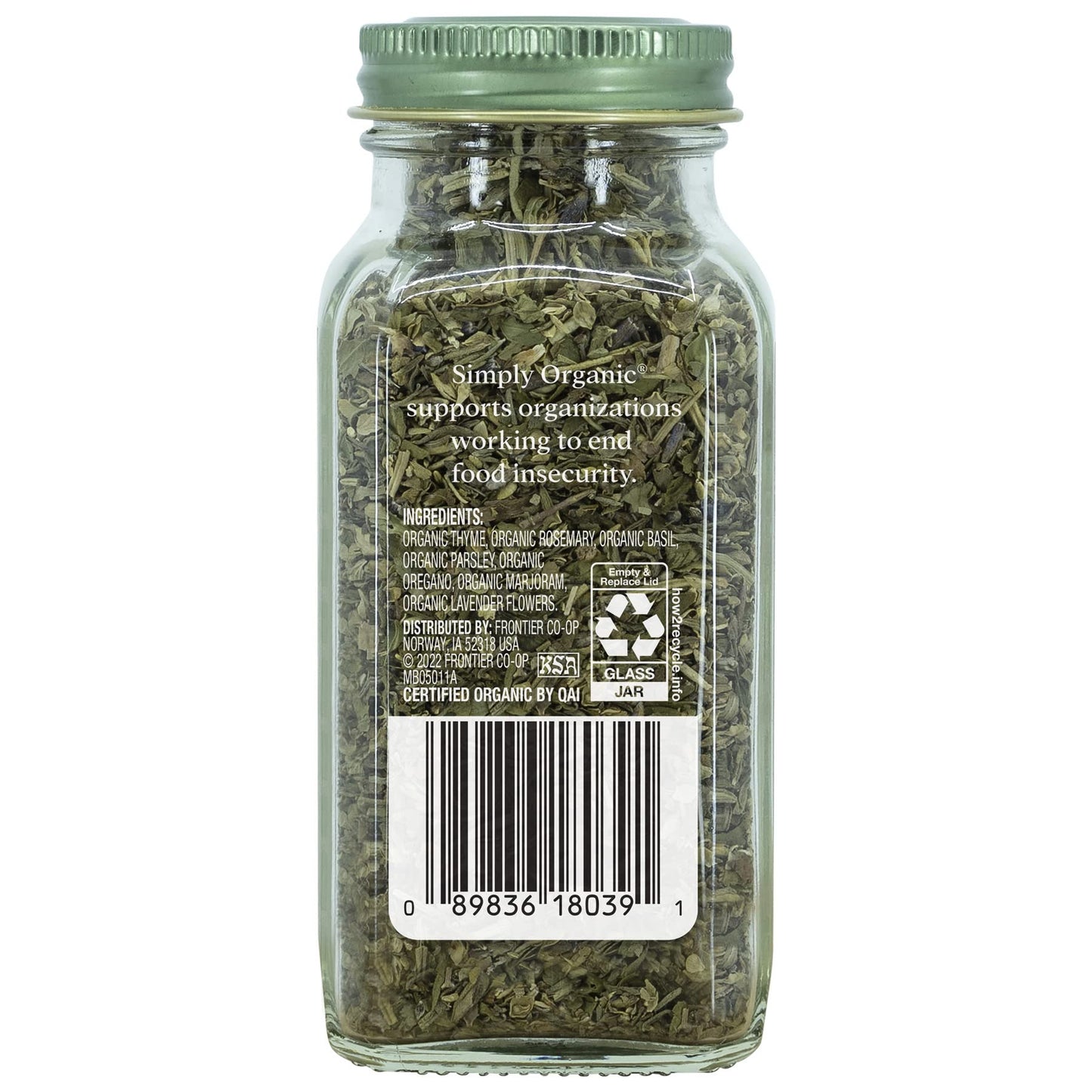 Simply Organic Herbes De Provence | Certified Organic | 1.00 oz. (3 Pack)