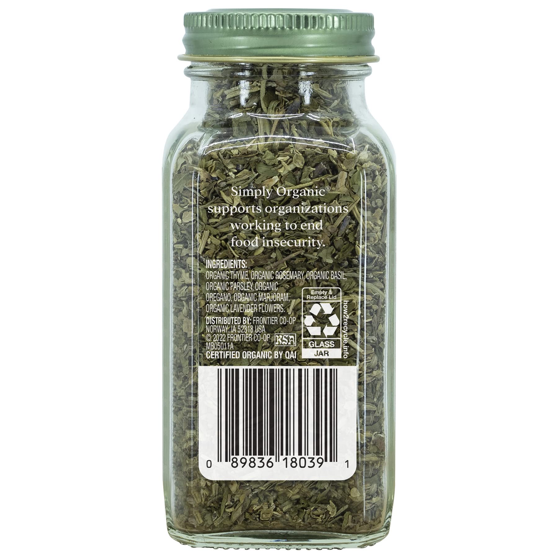 Simply Organic Herbes De Provence | Certified Organic | 1.00 oz. (3 Pack)