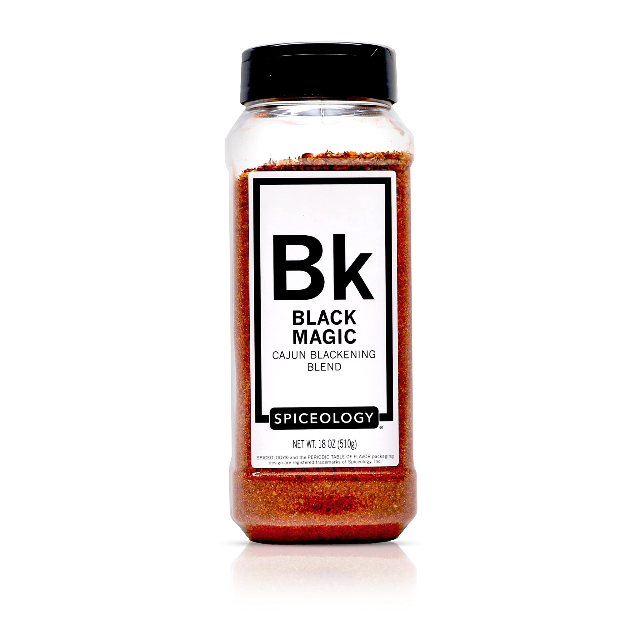 Spiceology - Black Magic Cajun Blackening Seasoning - Bold & Savory Blackening Rub for Chicken, Fish, Turkey, and More, 18 oz