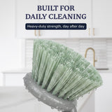 Farberware Dish Brush with Handle - 2 Pack Kitchen Scrub Brush for Dishes, Non-Scratch Dishwashing Brush Set with Firm Bristles for Pots, Pans