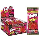Ceres Gourmet Sour Gummy Bulk Candy Belts 24 Pack (1.76oz Each) Individual Packets, Strawberry Flavored Sugar Coated Ribbon Candy Strips, Soft Chewy