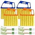 8PCS Window Blind Cleaner Duster Tool, 7-Finger Microfiber Blind Duster, Removable and Washable,Cleaning Tools for Window Shutters & Air Vent