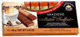 Maitre Truffout Grazioso Milk Chocolate with Capuccino Flavored Filling 6 x 100 grams