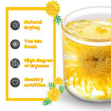 Dried Chrysanthemum Tea, Premium Juhua Flower Herbal Tea Loose Leaf, No Sugar No Gluten Pure Dried Chrysanthemum Flower, for Promote Relaxation