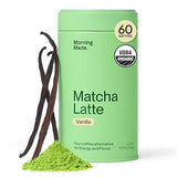 Morning Made 10.6 oz Vanilla Ceremonial Grade Matcha Powder - 60 Servings, Sweetened, USDA Organic - Premium Japanese Green Tea in Resealable Tin