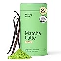 Morning Made 10.6 oz Vanilla Ceremonial Grade Matcha Powder - 60 Servings, Sweetened, USDA Organic - Premium Japanese Green Tea in Resealable Tin
