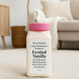 Roses Natural Carpet Deodorizer and Freshener, Inspired by Ice Vanilla Woods, Extra Strength, Pet & Kid Safe, Vanilla Pumpkin Scent, 16 oz (Frosted