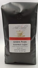 Ahh.Cupella Premium Gourmet Golden Pecan Flavored Whole Bean Coffee, 32oz bag