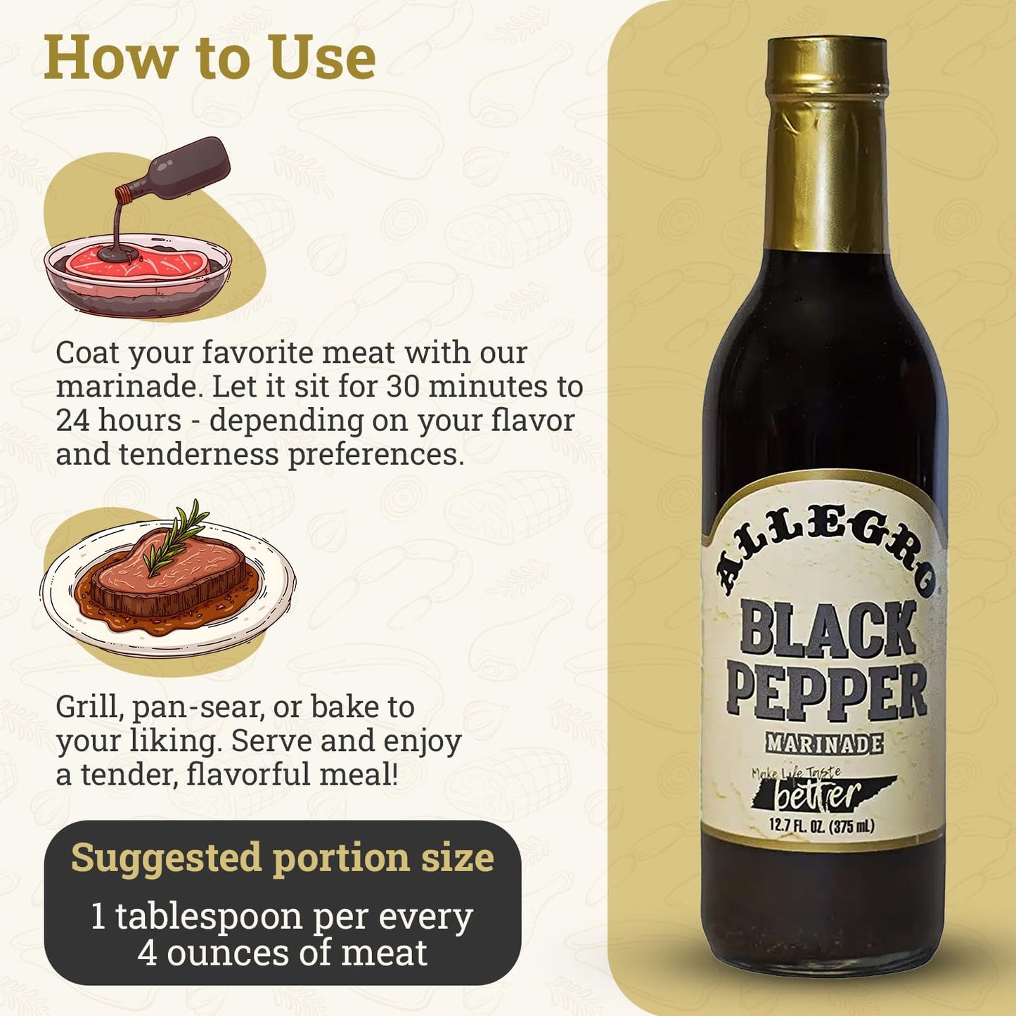 ALLEGRO - The Marinate Everything Marinades | Perfect Marinades for Meat & Veggies | Marinade for Grilling, Roasting & Cooking | Kosher & Gluten Free