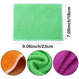 Petunny 10Pcs Wood Fiber Cleaning Cloths Absorbent Dish Cloths Bamboo Blend Cleaning Cloths Reusable Kitchen Towels,7" x 9"