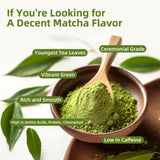 GANOHERB Mushroom Matcha Powder Latte Mix, 7.4 Ounce, 7 Superfood Mushrooms with 25% Beta-Glucans, Lions Mane, Reishi, Chaga, Coconut Powder