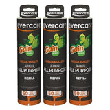 Evercare Pack of 3 Gain Scented All-Purpose Mega Lint Roller Refill Rolls, 50 Sheets Each