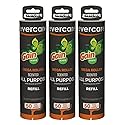 Evercare Pack of 3 Gain Scented All-Purpose Mega Lint Roller Refill Rolls, 50 Sheets Each
