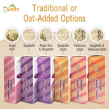 Apexy Organic Shirataki Konjac Noodle 8 Pouches Total 42.24oz. Low Calorie, Low-Carb Gluten Free, Vegan, Keto and Paleo-Friendly. (Angel Hair