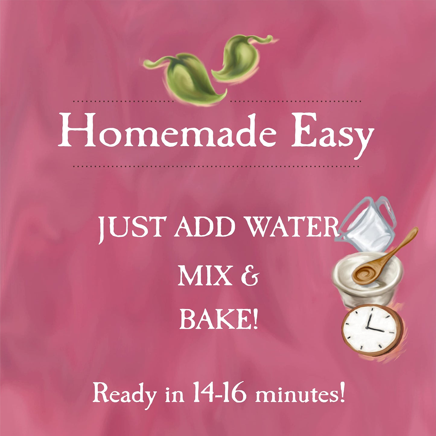 English Scone Mix, Raspberry White Chocolate by Sticky Fingers Bakeries - Easy to Make English Scones Fresh Baked, Makes 12 Scones (1pk)