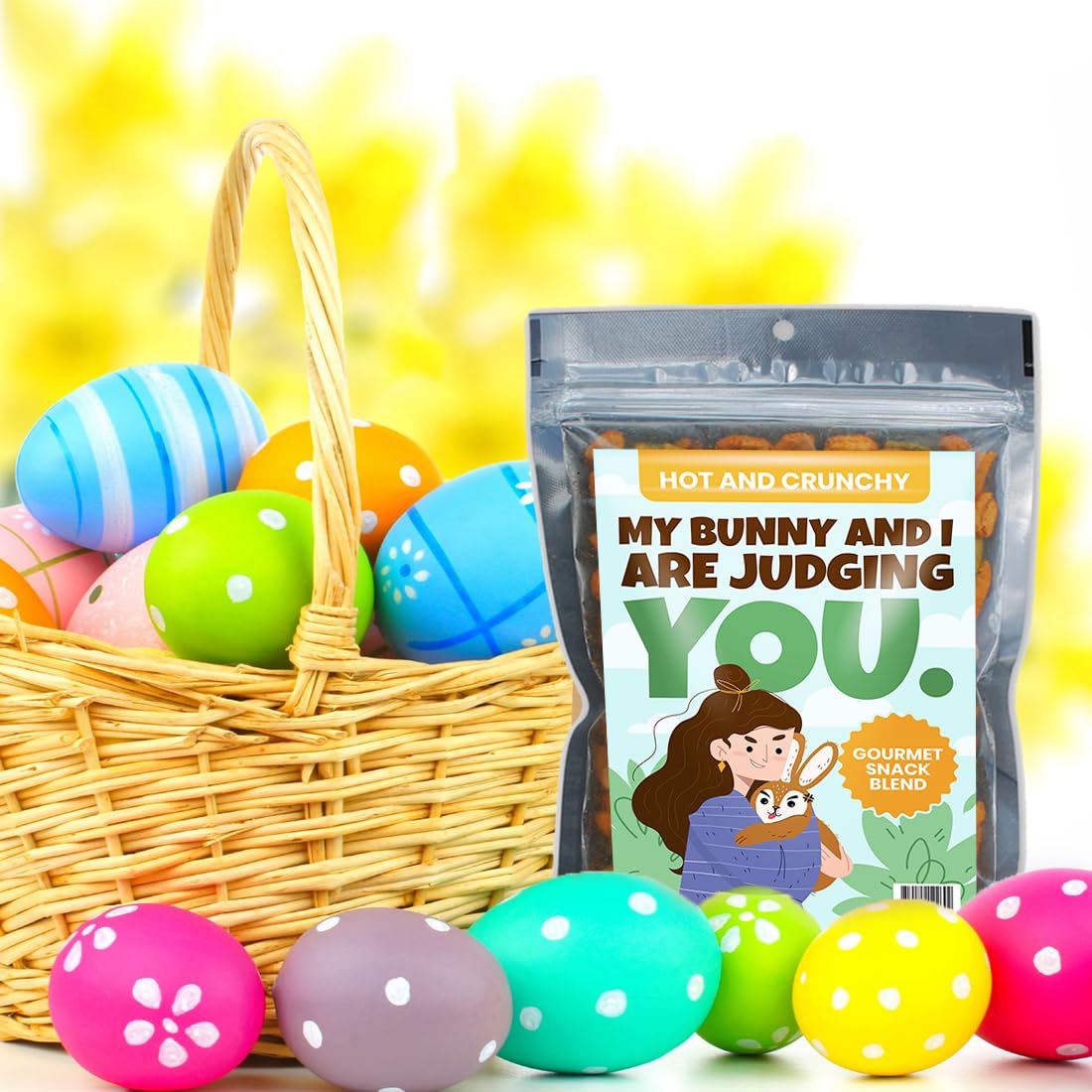 Irresistible My Bunny and I Judge You Trail Mix - Nutty Snack Blend with Premium Ingredients for Healthy Snacking Pleasure