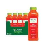 Pure Green Cold Pressed Juice - Pure Watermelon - Fresh Functional Blend with Watermelon and Lemon - Natural, Gluten Free, Non-GMO, No Artificial