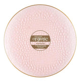 Blue Sky Organic Hammered Pink Gold Rim Plates - 10 Count, 7" | Round Disposable Plastic, Elegant Design for Parties & Events