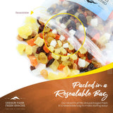 Oregon Farm Fresh Snacks Dried Fruit Mix - Snack Mix With Dried Cranberries, Coconut, Mango & Raisins - Healthy Adult & Kids Snacks - USA Made (24oz)