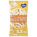 Barbara's Baked White Cheddar Cheese Puffs, White Cheddar Puffs Kids Snack, Gluten Free Snack, 5.5 OZ Bag