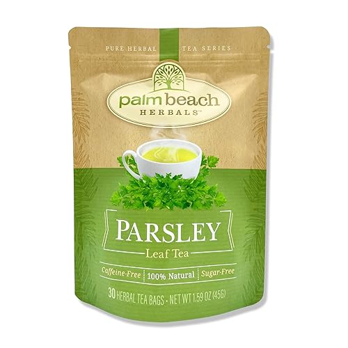 Palm Beach Medicinal Herbs - Parsley Leaf Tea - Pure Herbal Tea Series, 30ct