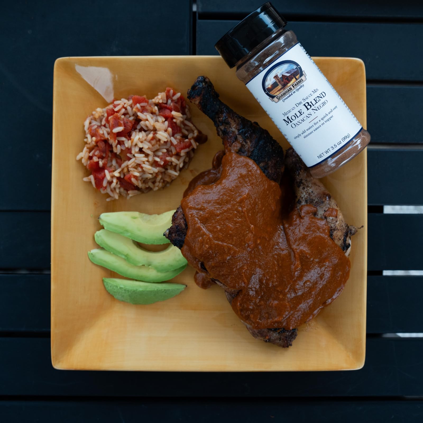 Oaxacan Mole Manchamanteles Enchilada Sauce Mix, Shawhan Farms, 10 oz