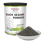 ONETANG Organic Black Sesame Powder,Plant Based,Gluten-Free,Vegan,Protein Source No Sugar,Low Temp Roasted,Halal,Non-GMO,Black Sesame Paste 12.36 Oz