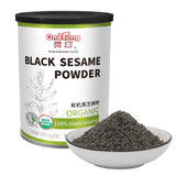 ONETANG Organic Black Sesame Powder,Plant Based,Gluten-Free,Vegan,Protein Source No Sugar,Low Temp Roasted,Halal,Non-GMO,Black Sesame Paste 12.36 Oz