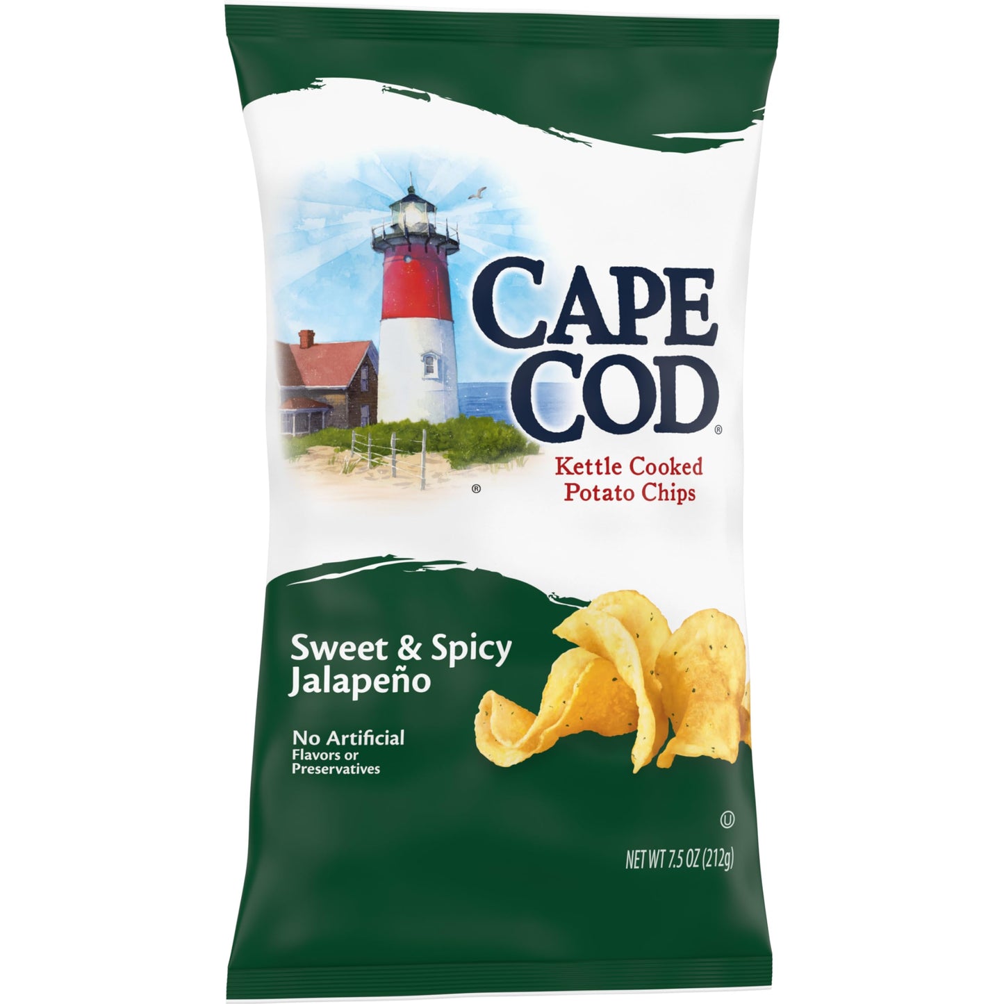 Cape Cod Sweet & Spicy Jalapeno Chips, 7.5 Oz Bag