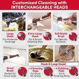 Horsepower Pocket Pony, AS SEEN ON TV, Waterproof, Cordless, Pocket-Sized, Oscillating Power Scrubber, Deep Clean, Tight Spaces, Rechargeable, Grout