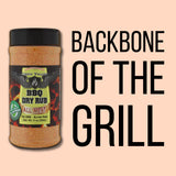 Croix Valley All Meat BBQ Dry Rub - 3 Pack (11 oz. Plastic Shaker) - Balanced Savory Blend for Any Protein - Gluten-Free, No MSG, Vegan - Versatile