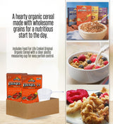 Ezekiel Cereal - 2x Original Org, 16 OZ. Bundle with Plastic Clear Measuring Cup - Organic- Made from Sprouted Whole Grains for Nutritious Breakfast