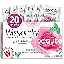 Wissotzky Wellness Beauty Green Tea, 20 Tea Bags | With Rooibos, Calendula, Raspberry & Rose | Radiance-Supporting Herbal Blend | Antioxidant-Rich |